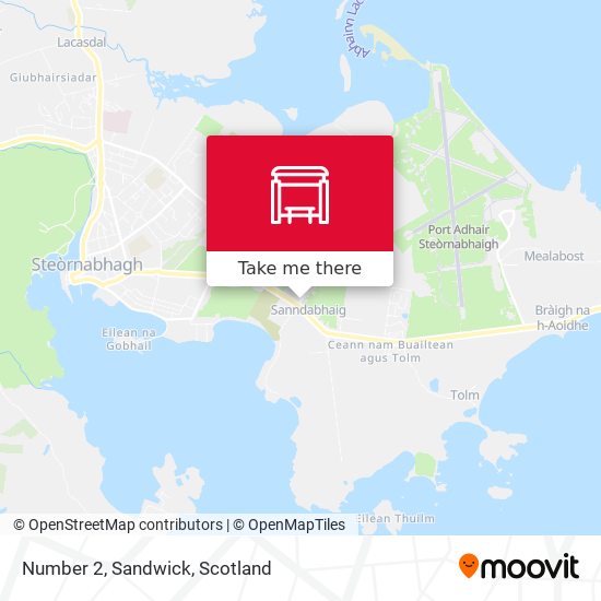 Number 2, Sandwick map