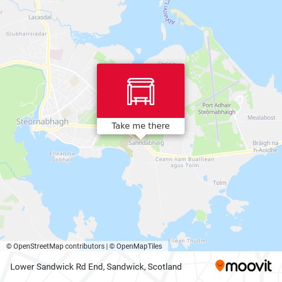 Lower Sandwick Rd End, Sandwick map