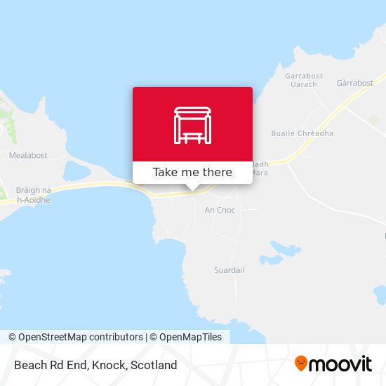 Beach Rd End, Knock map