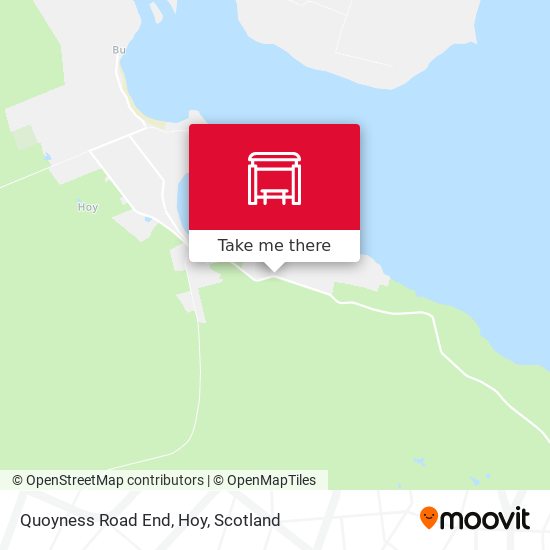 Quoyness Road End, Hoy map