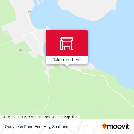 Quoyness Road End, Hoy map