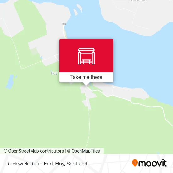 Rackwick Road End, Hoy map