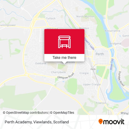 Perth Academy, Viewlands map