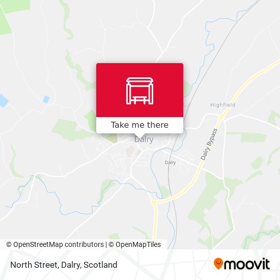 North Street, Dalry map