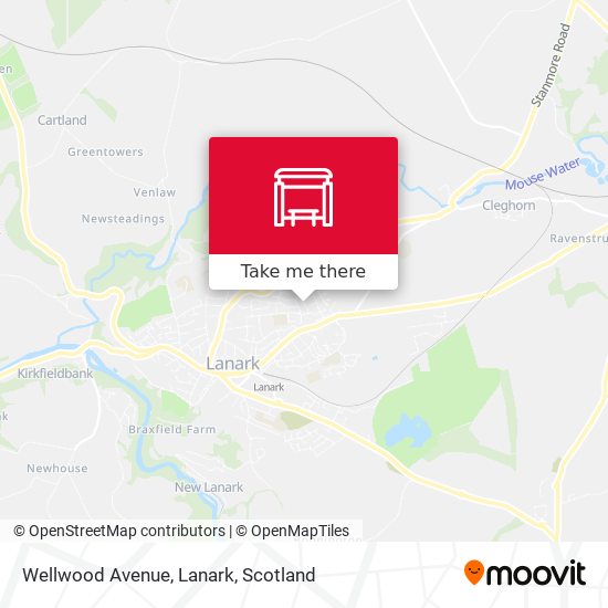 Wellwood Avenue, Lanark map