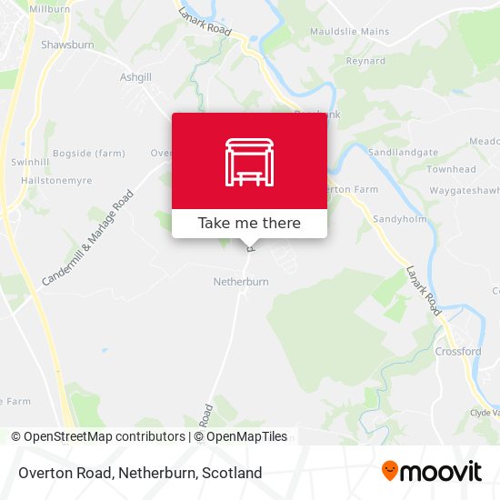 Overton Road, Netherburn map