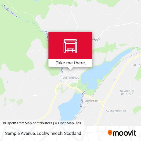 Semple Avenue, Lochwinnoch map