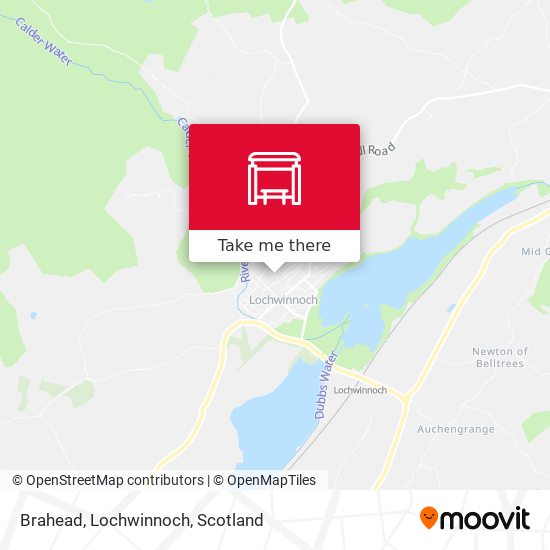 Brahead, Lochwinnoch map