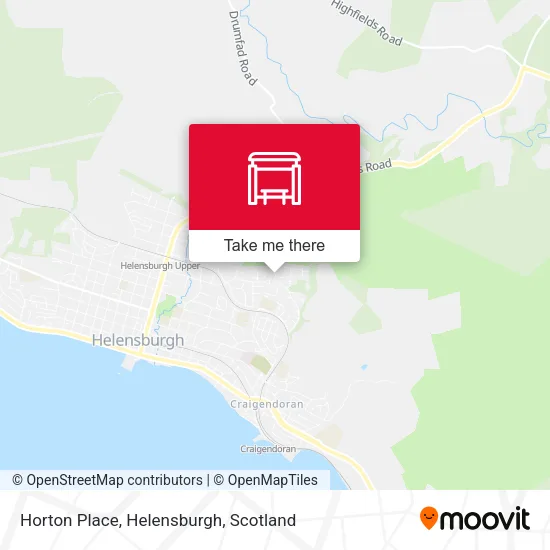 Horton Place, Helensburgh map