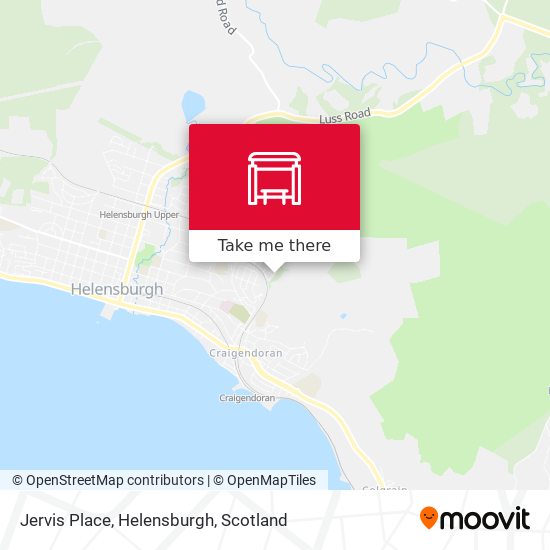 Jervis Place, Helensburgh map