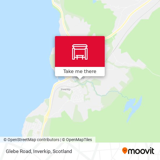 Glebe Road, Inverkip map