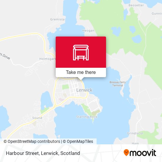 Harbour Street, Lerwick map