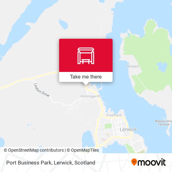 Port Business Park, Lerwick map