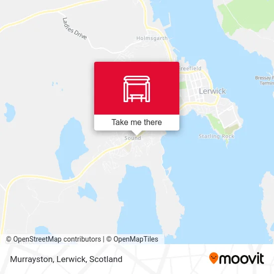 Murrayston, Lerwick map