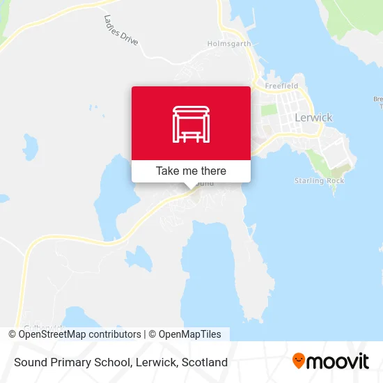 Sound Primary School, Lerwick map