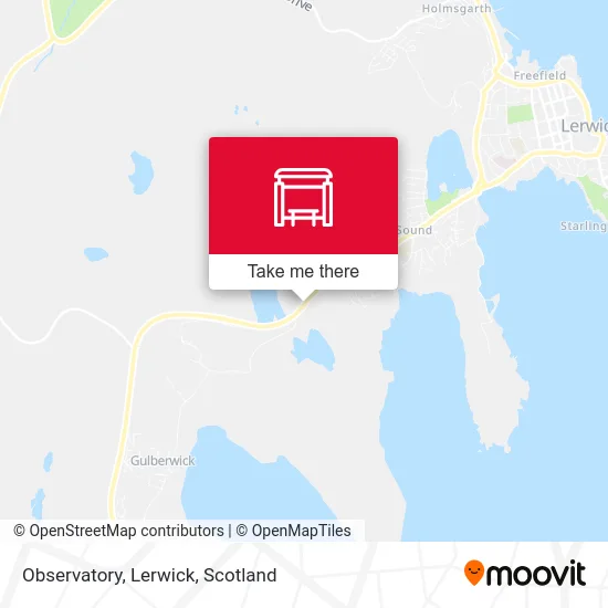 Observatory, Lerwick map