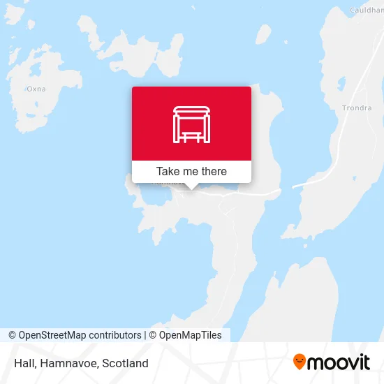 Hall, Hamnavoe map