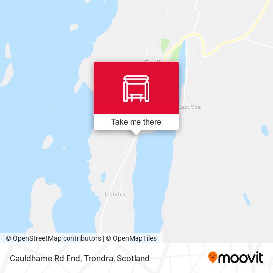 Cauldhame Rd End, Trondra map
