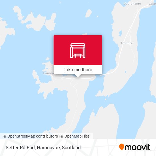 Setter Rd End, Hamnavoe map