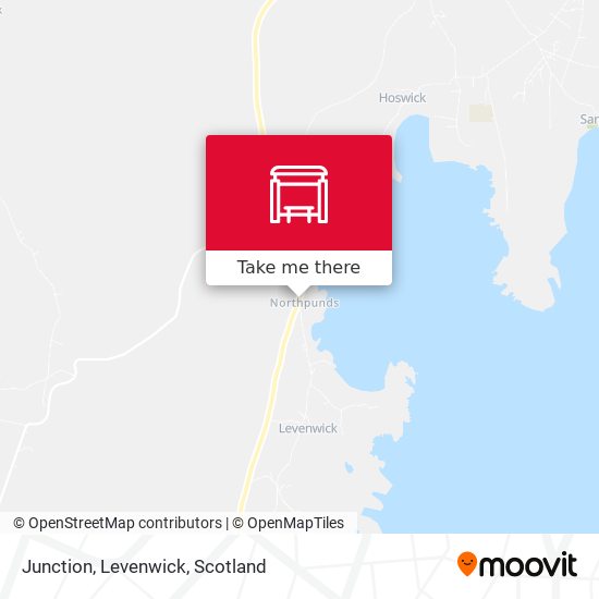 Junction, Levenwick map