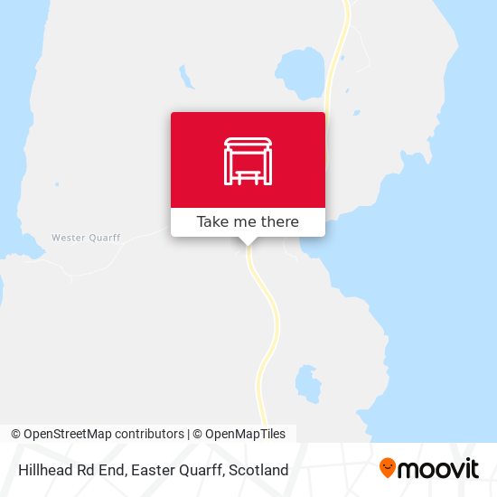 Hillhead Rd End, Easter Quarff map