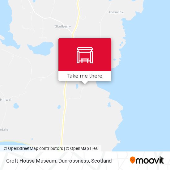 Croft House Museum, Dunrossness map