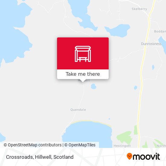 Crossroads, Hillwell map