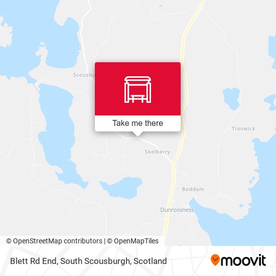 Blett Rd End, South Scousburgh map
