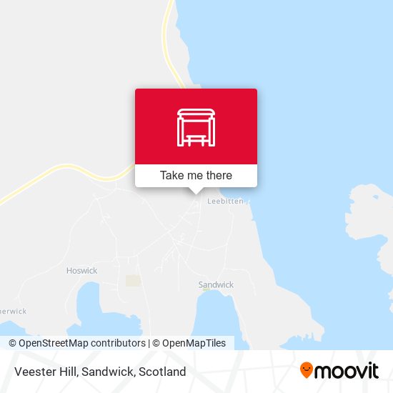 Veester Hill, Sandwick map