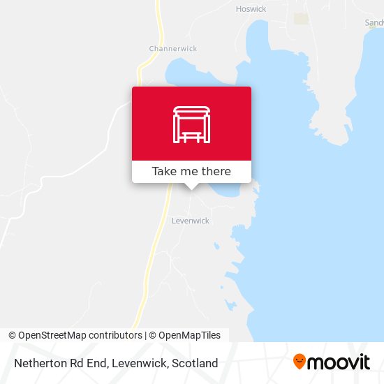 Netherton Rd End, Levenwick map