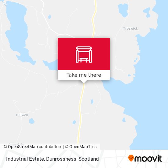 Industrial Estate, Dunrossness map