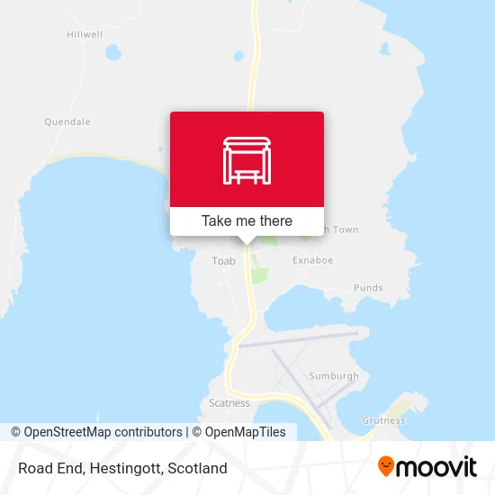 Road End, Hestingott map