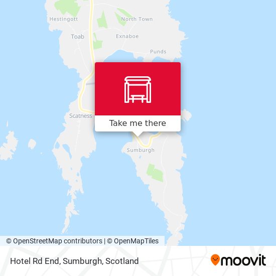 Hotel Rd End, Sumburgh map