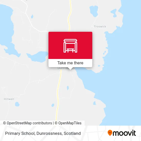 Primary School, Dunrossness map
