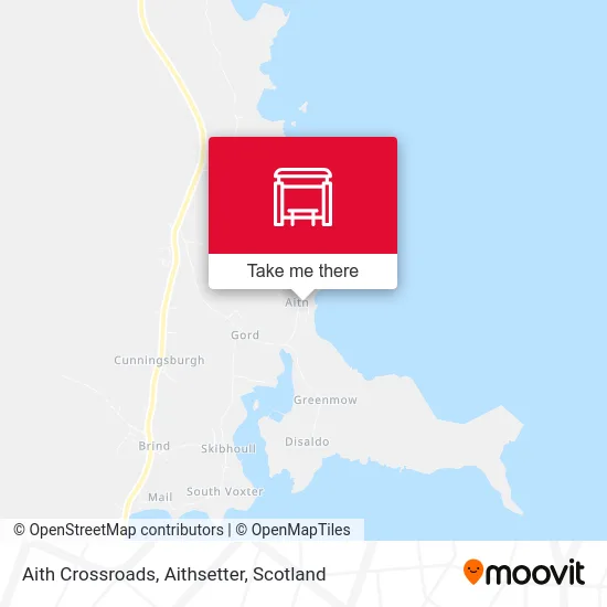 Aith Crossroads, Aithsetter map