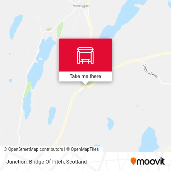 Junction, Bridge Of Fitch map