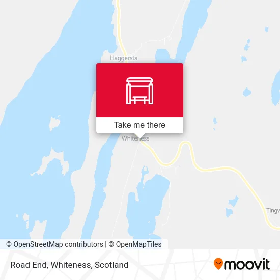 Road End, Whiteness map