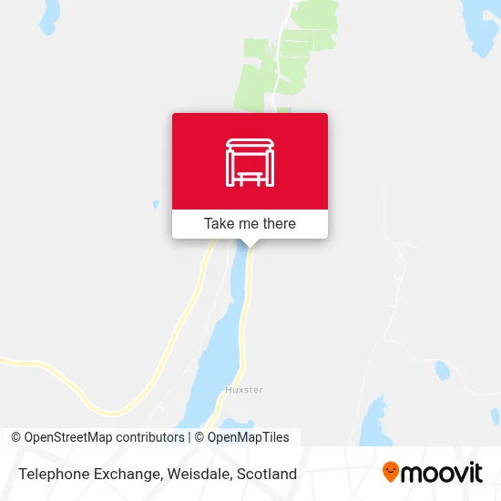 Telephone Exchange, Weisdale map