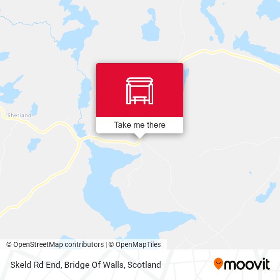Skeld Rd End, Bridge Of Walls map