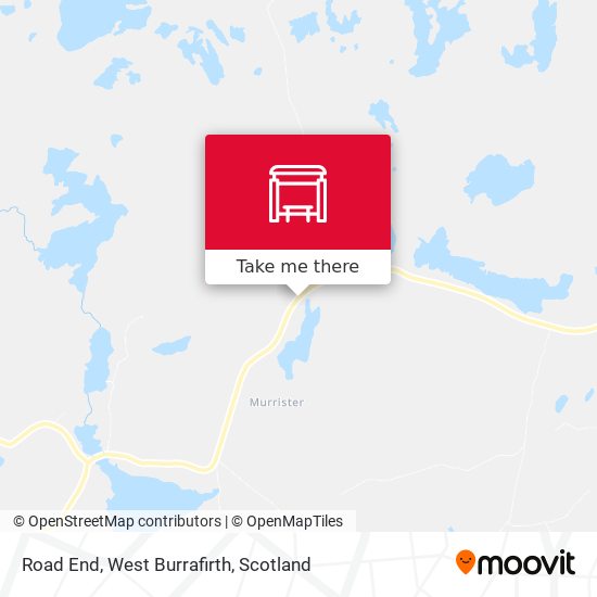 Road End, West Burrafirth map