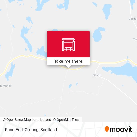 Road End, Gruting map