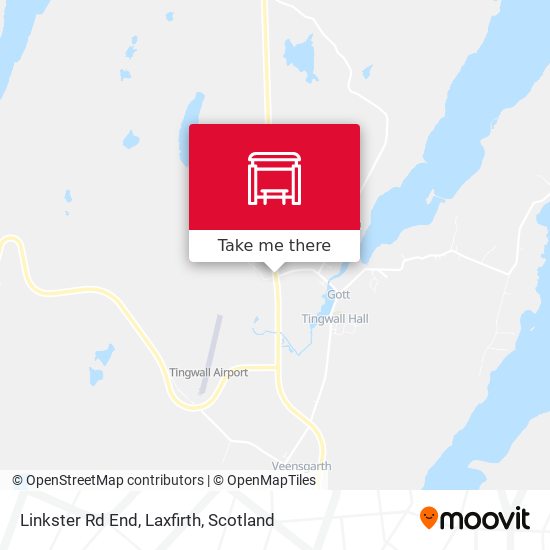 Linkster Rd End, Laxfirth map