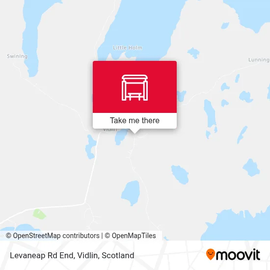Levaneap Rd End, Vidlin map
