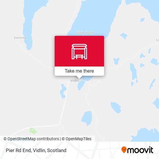 Pier Rd End, Vidlin map