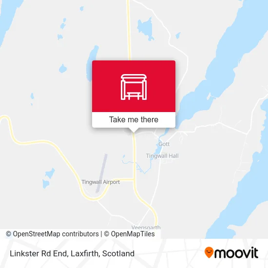 Linkster Rd End, Laxfirth map