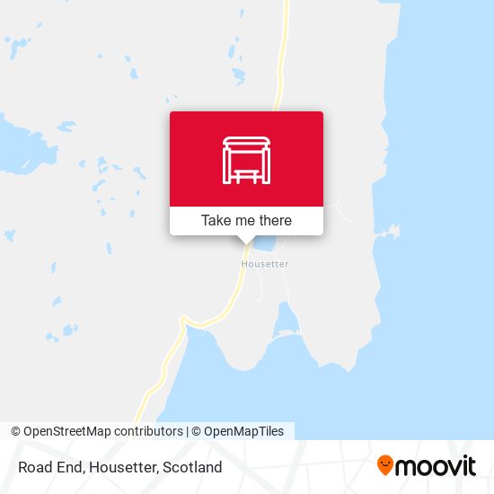 Road End, Housetter map