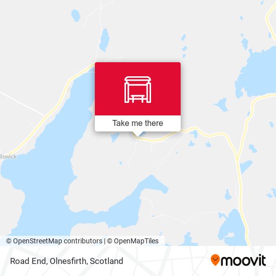 Road End, Olnesfirth map