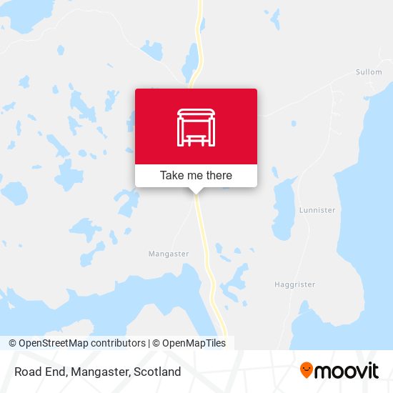 Road End, Mangaster map