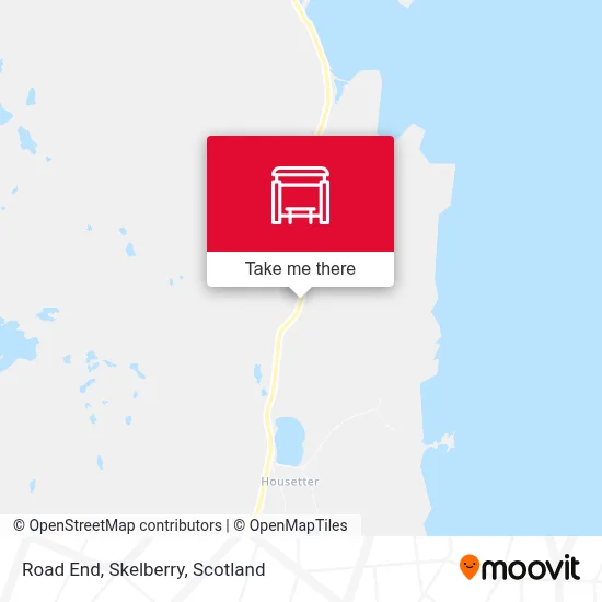 Road End, Skelberry map