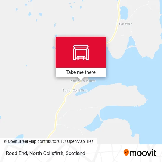 Road End, North Collafirth map